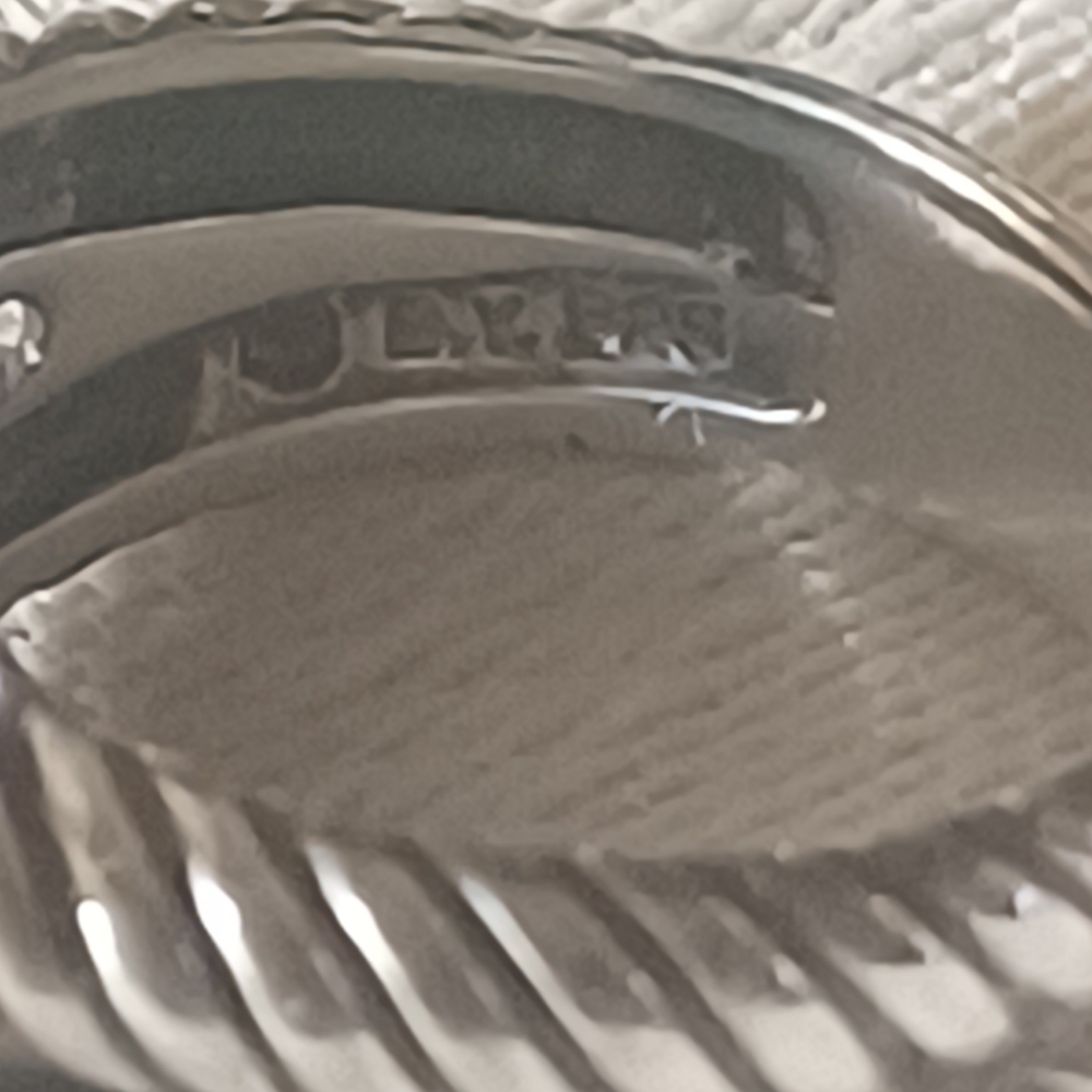 David Yurman Albion Ring with Onyx and Diamonds, SS, Size 7 - Picture 10 of 12